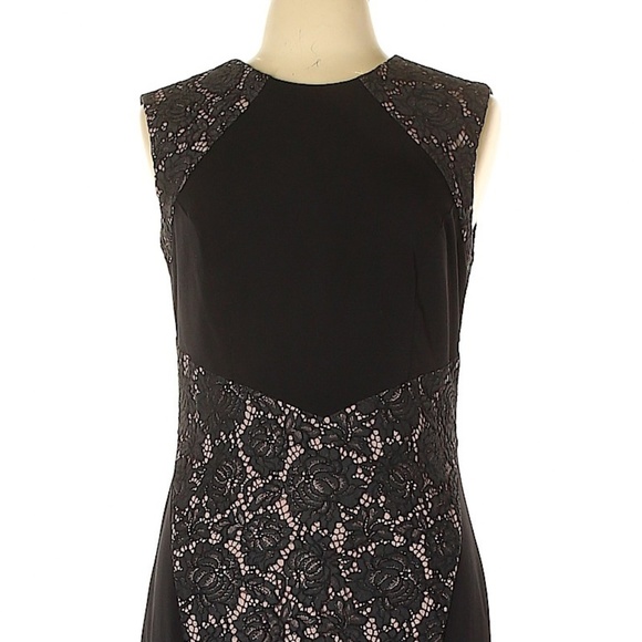 Nha Khanh Black Lace Classic Vintage Style Gown Size 10 - Picture 4 of 15